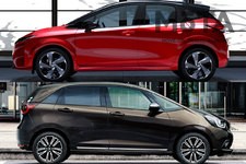 （上）日産 ノートオーラ／（下）ホンダ フィット LUXE（リュクス）