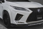 レクサス 新型RX専用 TOM’S（トムス）スタイリングパーツ「オーバーフェンダー」「フロントバンパーガーニッシュ」「フロントディフューザー」[TOM’S・2021年6月30日発表]