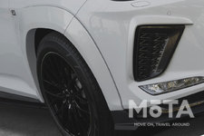 レクサス 新型RX専用 TOM’S（トムス）スタイリングパーツ「オーバーフェンダー」「フロントバンパーガーニッシュ」[TOM’S・2021年6月30日発表]