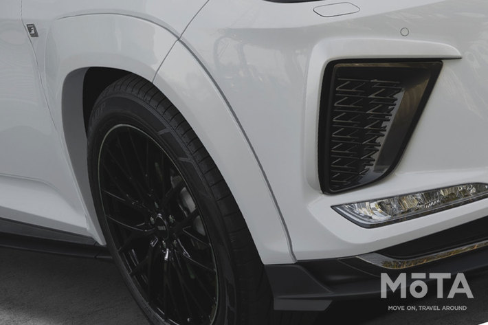 レクサス 新型RX専用 TOM’S（トムス）スタイリングパーツ「オーバーフェンダー」「フロントバンパーガーニッシュ」[TOM’S・2021年6月30日発表]