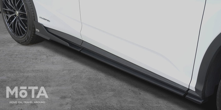 レクサス 新型RX専用 TOM’S（トムス）スタイリングパーツ「サイドディフューザー」[TOM’S・2021年6月30日発表]