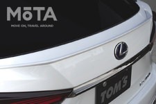 レクサス 新型RX専用 TOM’S（トムス）スタイリングパーツ「トランクリッドスポイラー」[TOM’S・2021年6月30日発表]