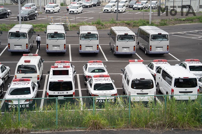 警視庁 有明仮設待機施設（東京都）[撮影：2021年7月初旬]