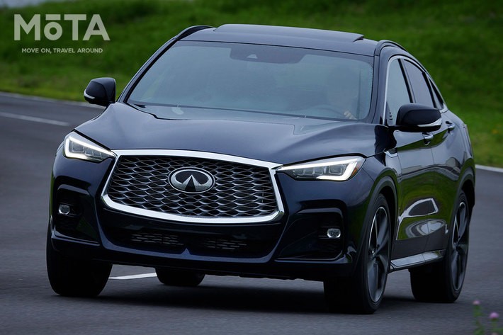 これが新型スカイライン！？ インフィニティ QX55 VCターボに