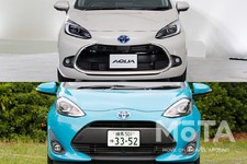 トヨタ アクア 新旧比較