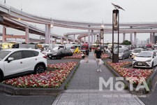 首都高速道路・横浜・大黒パーキングエリアの花壇[東京2020東京オリンピック・パラリンピック対策]