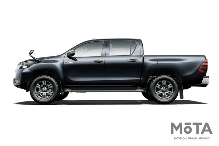 トヨタ 新型ハイラックス　ボディカラー：アティチュードブラックマイカ[2020年8月19日マイナーチェンジモデル]