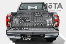 トヨタ 新型ハイラックス　荷台寸法[2020年8月19日マイナーチェンジモデル]