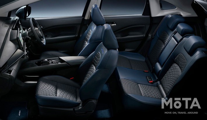 写真は「ノート AUTECH」のインテリア