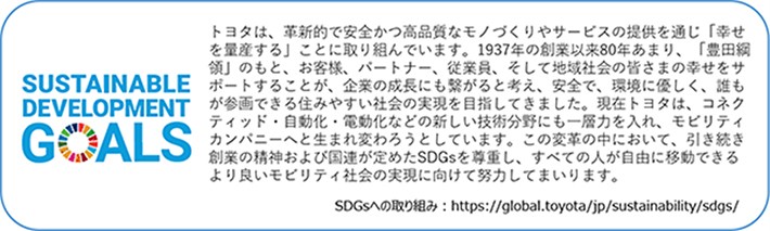 トヨタ SDGsへの取り組み