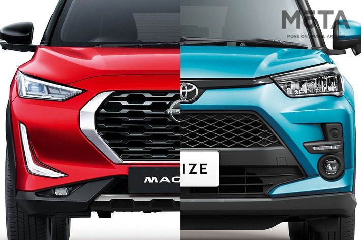 日産 マグナイト[インド日産製・コンパクトSUV]／トヨタ ライズ