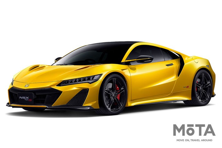 ホンダ 新型NSX Type S　ボディーカラー インディイエロー･パールII[2021年8月30日発表・世界350台限定（国内30台／2022年7月発売予定）]