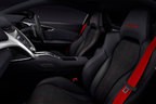 ホンダ 新型NSX Type S　インテリアカラー；エボニー（セミアニリンレザー×アルカンターラ）[2021年8月30日発表・世界350台限定（国内30台／2022年7月発売予定）]