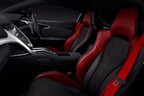 ホンダ 新型NSX Type S　シートカラー：レッド（セミアニリンレザー×アルカンターラ）[2021年8月30日発表・世界350台限定（国内30台／2022年7月発売予定）]