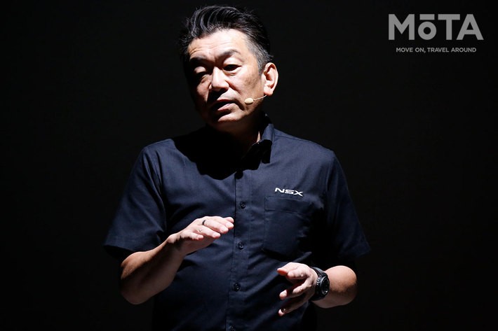 ホンダ 新型NSX Type S　開発を統括する本田技研工業 完成車開発統括部 車両企画管理部の水上 聡 LPL シニアチーフエンジニア[2021年8月30日発表・世界350台限定（国内30台／2022年7月発売予定）]