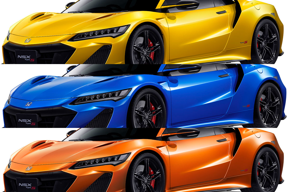 2794万円のホンダ 新型nsx Type S カラバリ10色を全部見せ 特別色はプラス69万円のオプションだ 話題を先取り 新型 車解説21 Mota