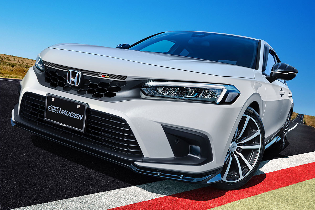 ホンダ 新型シビック専用無限パーツ発表 注目はモータースポーツのノウハウを生かしたエアロパーツ やマフラーだ 業界先取り 業界ニュース 自動車ニュース21国産車から輸入車まで Mota