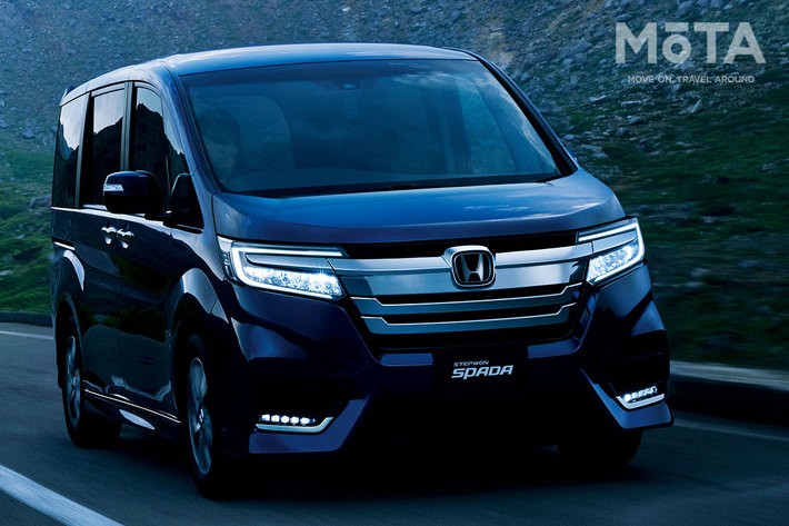 ホンダ 新型ステップワゴン「STEP WGN e:HEV SPADA G・Honda SENSING」（FF・ボディカラー：オブシダンブルー・パール）[2020年1月9日一部改良モデル]