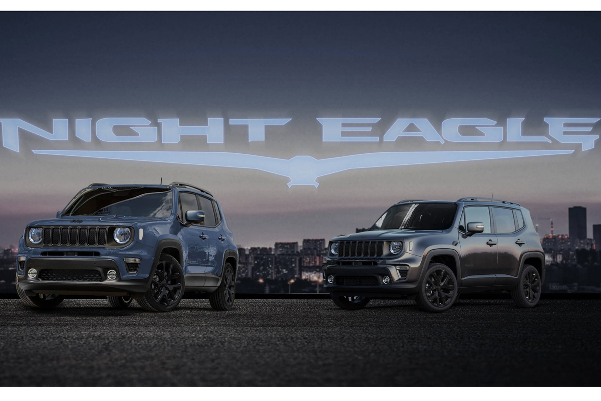 特別なボディカラーを2色用意した350台限定のjeep レネゲードの特別仕様車 ナイトイーグル は324万円 業界先取り 業界ニュース 自動車ニュース22国産車から輸入車まで Mota