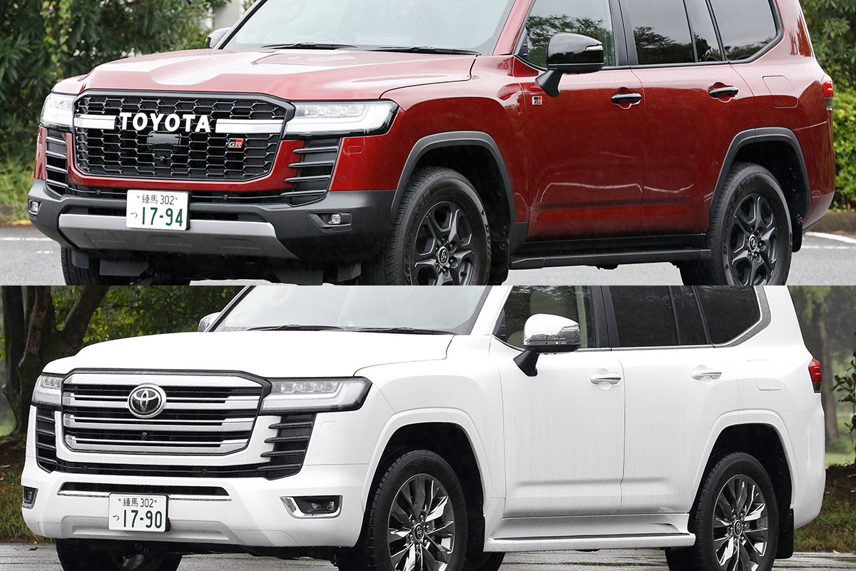 強靭さと洗練がウリのトヨタ 新型ランドクルーザー300と シンプル過ぎるスポーツモデル Grスポーツ を写真で徹底比較 話題を先取り 新型車 解説21 Mota