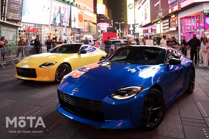 2021年8月17日（現地時間）に世界初公開された日産 新型Z（日本名：新型「フェアレディZ」） 北米仕様 2023年モデル[米国・ニューヨークで開催された特別イベントにて]