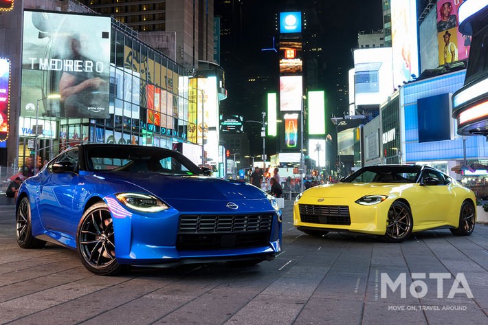 2021年8月17日（現地時間）に世界初公開された日産 新型Z（日本名：新型「フェアレディZ」） 北米仕様 2023年モデル[米国・ニューヨークで開催された特別イベントにて]