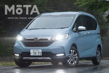 ホンダ フリード+（フリードプラス）「HYBRID CROSSTAR Honda SENSING（ハイブリッド クロスター ホンダ センシング）」(4WD)[ボディカラー：シーグラスブルー・パール]