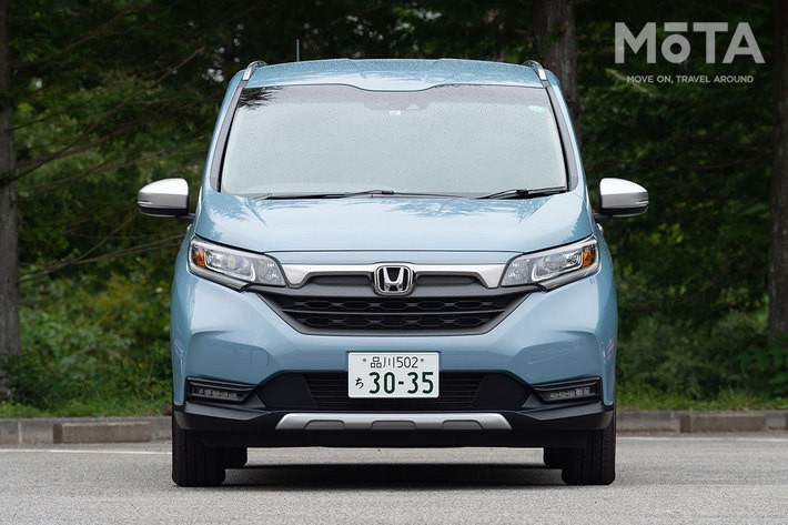 ホンダ フリード+（フリードプラス）「HYBRID CROSSTAR Honda SENSING（ハイブリッド クロスター ホンダ センシング）」(4WD)[ボディカラー：シーグラスブルー・パール]