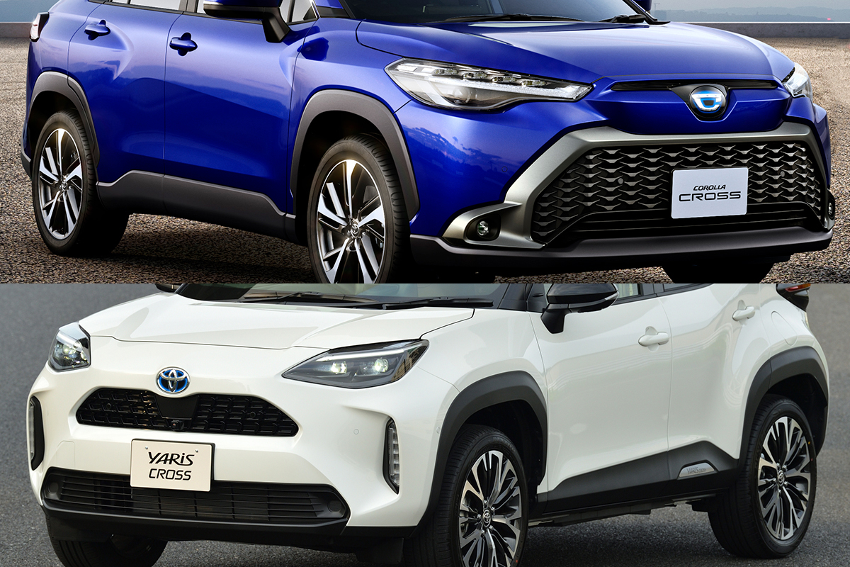 人気suv 内外装比較 注目の新型カローラ クロスと人気のヤリスクロス デザインや内装など何が違う 話題を先取り 新型車解説21 Mota