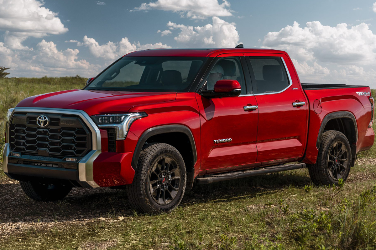 北米トヨタが3代目となる新型タンドラを発表 15年ぶりのフルモデルチェンジでインパクトのある顔つきにチェンジ 業界先取り 業界ニュース 自動車ニュース22国産車から輸入車まで Mota 北米トヨタが3代目となる新型タンドラを発表 15年ぶりのフルモデルチェンジでインパクトのある顔つきにチェンジ 業界先取り 業界ニュース 自動車ニュース22国産車から輸入車まで Mota