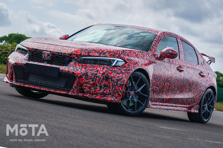 新型シビック タイプr 22年にフルモデルチェンジへ ホンダが擬装を施したニュルテスト車両をチラ見せ 記事詳細 Infoseekニュース
