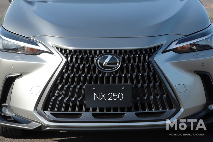 レクサス 新型NX250 （ボディカラー：ソニックチタニウム）