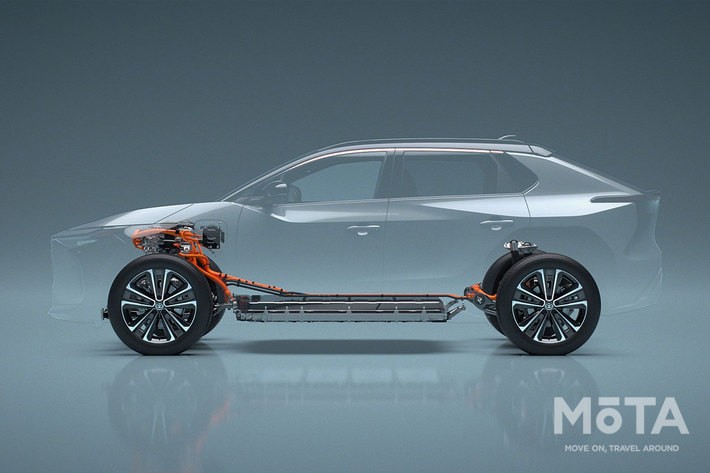 トヨタの電気自動車bz4xがいよいよお披露目 電気自動車はつまらない というイメージを覆す1台に仕上がっていた 画像ギャラリー No 5 業界先取り 業界ニュース 自動車ニュース21国産車から輸入車まで Mota