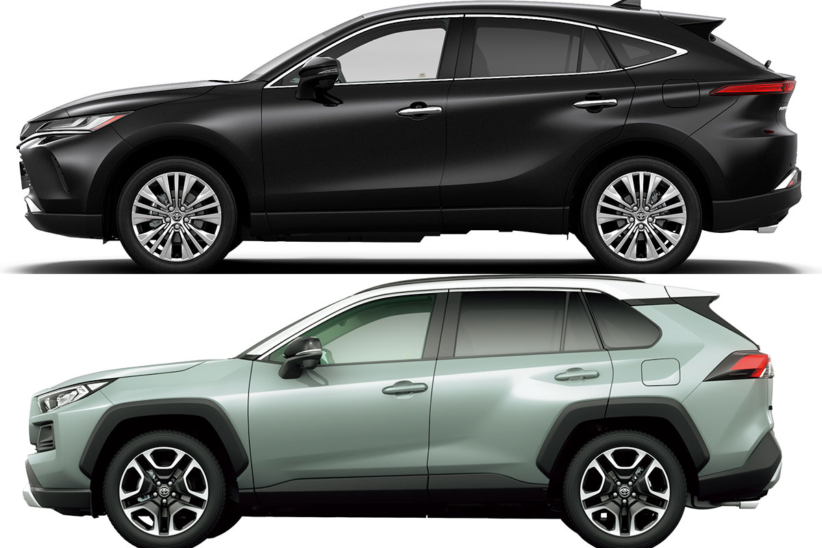 ハリアーとrav4 これってホントに兄弟車 巧み過ぎる造り分けにビックリな人気suv2台を比較 徹底比較 人気新型車比較22年 Mota