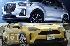 ダイハツ ロッキー vs トヨタ ヤリス クロス