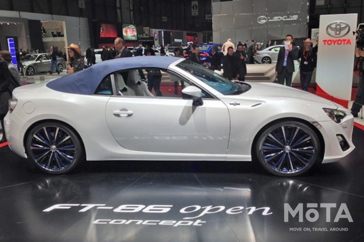 「FT-86 Open concept」[トヨタ 86（ハチロク） コンバーチブル コンセプトカー／スイス・ジュネーブモーターショー（2013年3月）出展・参考出品車]