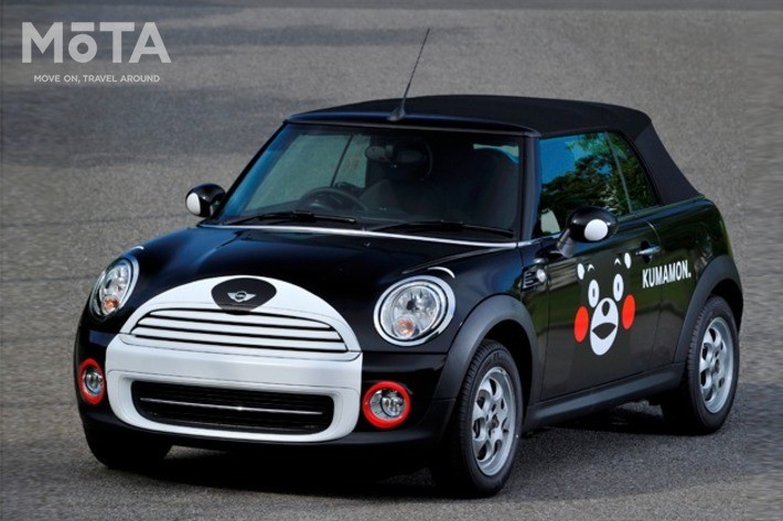 激レア! 2代目ミニ コンバーチブルをベースに造られた「くまモンMINI」