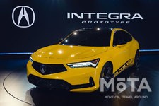アキュラ 新型インテグラ（2022年発売予定モデル・プロトタイプ） 発表イベント「RADwood SoCalカーショー」（アメリカ・トーランス）会場の模様[2021年11月20日発表]