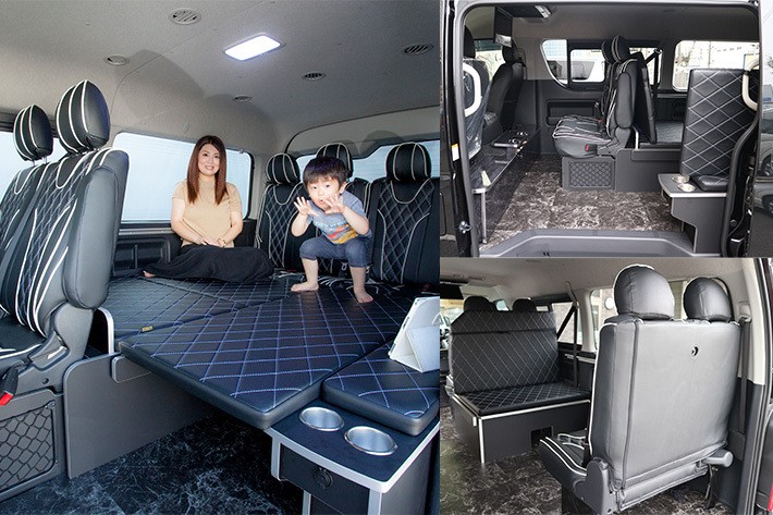 対面ラウンジやフルフラットなど自由自在の10人乗り！ 超お買い得な  