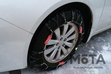 雪道／タイヤチェーンのイメージ