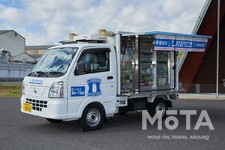 日産 NT100クリッパー「ローソン移動販売車」日産自動車イベント「＃日産あんばさだー　はたらくクルマ3」［2021年11月23日（祝）／会場：GRANDRIVE（グランドライブ／神奈川県横須賀市）］