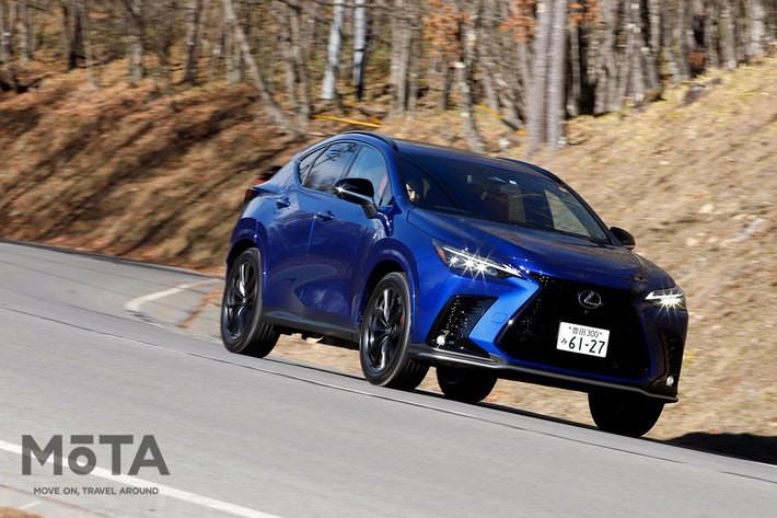 レクサス 新型NX 350 “F SPORT”[ボディカラー：ヒートブルーコントラストレイヤリング]