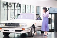 日産自動車 伊藤かずえさん「シーマ レストア完成お披露目会」[会場：NISSAN CROSSING（東京都中央区銀座）／2021年12月7日（火）]