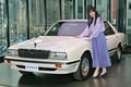 伊藤かずえさん「新車の香りがする！」31年・26万キロ連れ添った愛車「シーマ」との再会に思わず涙… 日産がシート地まで復刻させるフルレストアを実施