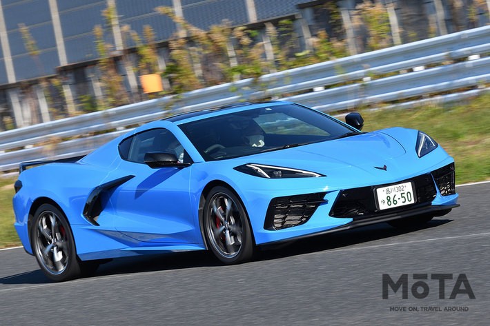 シボレー コルベット[日本カー・オブ・ザ・イヤー2021-2022 10ベストカー取材会（2021年11月24日／会場：千葉県・袖ケ浦フォレストレースウェイ）]