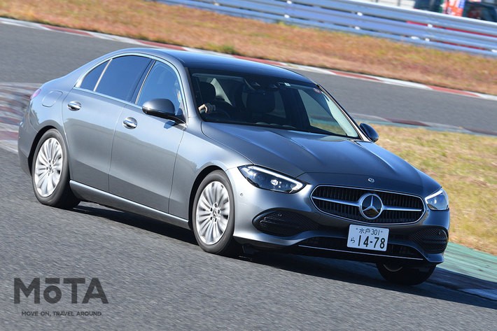 メルセデス・ベンツ Cクラス[日本カー・オブ・ザ・イヤー2021-2022 10ベストカー取材会（2021年11月24日／会場：千葉県・袖ケ浦フォレストレースウェイ）]
