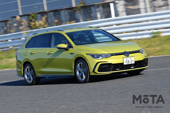 フォルクスワーゲン ゴルフ（VW ゴルフヴァリアント）[日本カー・オブ・ザ・イヤー2021-2022 10ベストカー取材会（2021年11月24日／会場：千葉県・袖ケ浦フォレストレースウェイ）]