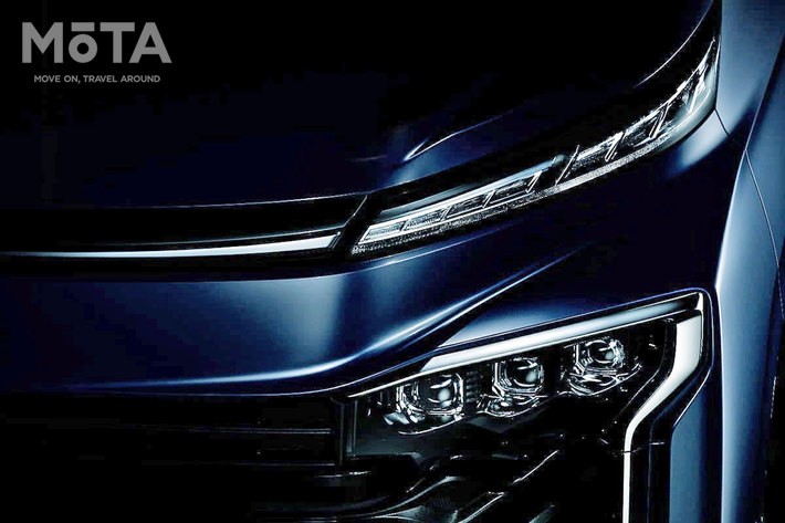 2022年1月発売予定のトヨタ 新型ヴォクシー,トヨタ 新型ノア（共にティザー画像）