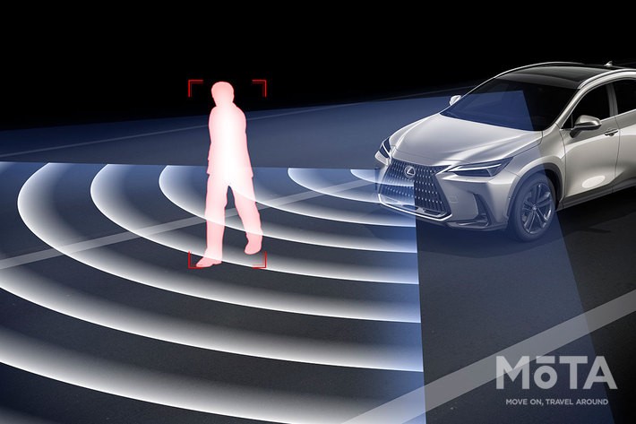 レクサス 新型NX「プリクラッシュセーフティ」機能説明
