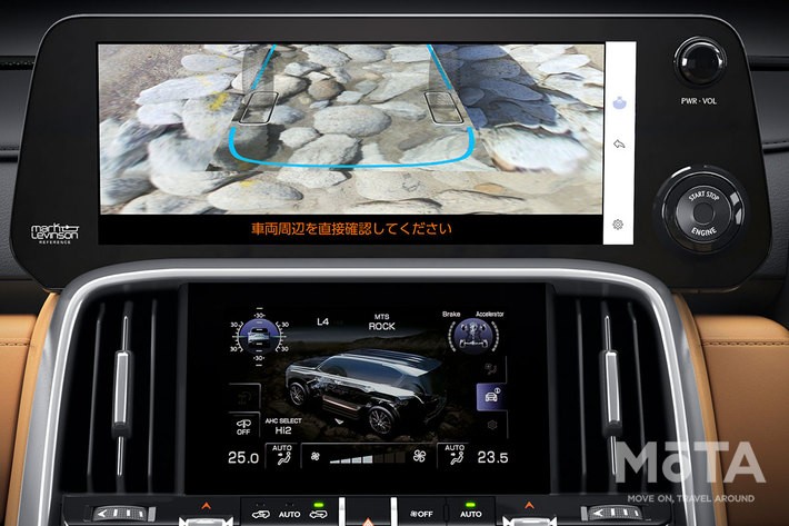 レクサス 新型LX「LX600」マルチテレインモニター